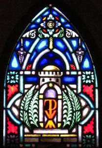 Palm Sunday Stained Glass